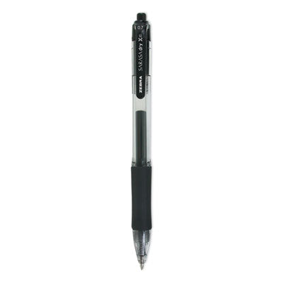 Sarasa Dry Gel X20 Gel Pen, Retractable, Medium 0.7 mm, Black Ink, Clear/Black Barrel, 36/Pack Flipcost Flipcost