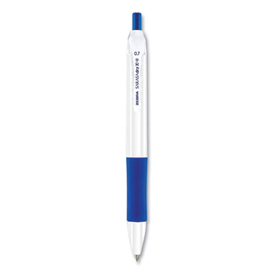 Sarasa Dry X1+ Retractable Gel Pen, Medium 0.7 mm, Blue Ink, White/Blue Barrel, 12/Pack Flipcost Flipcost