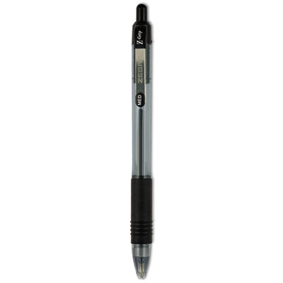 Z-Grip Ballpoint Pen, Retractable, Medium 1 mm, Black Ink, Clear/Black Barrel, 18/Pack Flipcost Flipcost