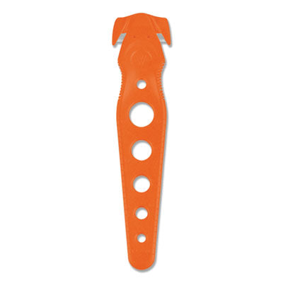 Safety cutter steel blade opener., 1.2" Blade, 5.75" Plastic Handle, Orange, 5/Pack Flipcost Flipcost