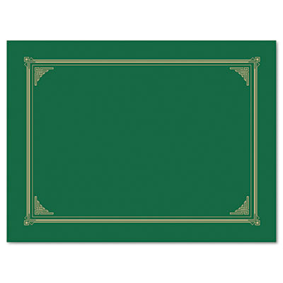 Premium Certificate/Document Green Cover, 12.5 x 9.75, , 6/Pack Flipcost Flipcost