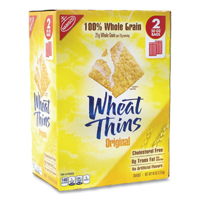 Wheat Thins Crackers, Original, 20 oz Bag, 2 Bags/Pack Flipcost Flipcost