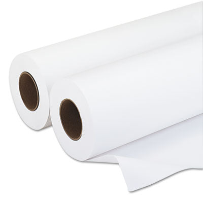 Amerigo Wide-format paper compatible with plotters, 3" Core, 20 lb Bond Weight, 18" x 500 ft, Smooth White, 2/Pack Flipcost Flipcost