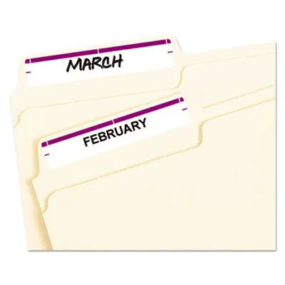 Printable 4" x 6" - Permanent File Folder Labels, 0.69 x 3.44, White, 7/Sheet, 36 Sheets/Pack, (5204) Flipcost Flipcost