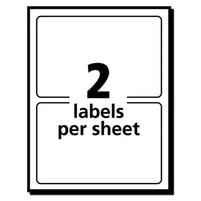 Removable Multi-Use Labels, Inkjet/Laser Printers, 2 x 4, White, 2/Sheet, 50 Sheets/Pack, (5444) Flipcost Flipcost