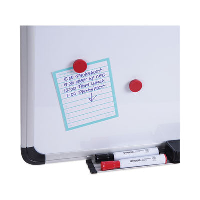 Magnetic Steel Dry Erase Marker Board, 48 x 36, White Surface, Aluminum/Plastic Frame Flipcost Flipcost