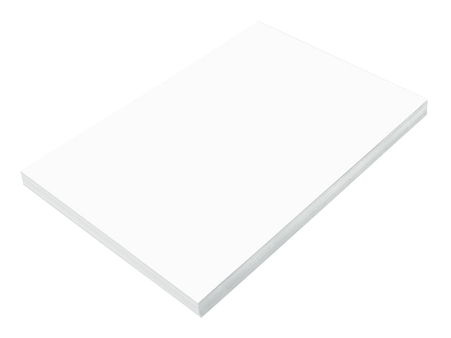 Prang® Prang® Construction Paper, 12 x 18, Bright White, 100/Pack