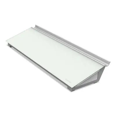 QUARTET MFG. Glass Dry Erase Desktop Computer Pad, 18 x 6, White Surface Flipcost Flipcost