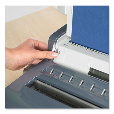 Quasar Manual Wire Binding Machine, 130 Sheets, 8.13 x 15.38 x 5.13, Metallic Gray Flipcost Flipcost