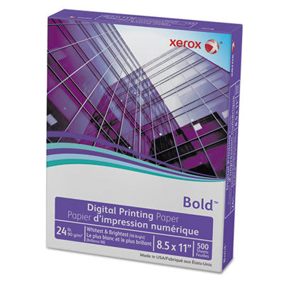 xerox™ Bold Digital Printing Paper, 98 Bright, 24 lb Bond Weight, 8.5 x 11, White, 500/Ream Flipcost Flipcost