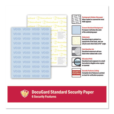 Medical Security Papers, 24 lb Bond Weight, 8.5 x 11, Blue, 500/Ream Flipcost Flipcost