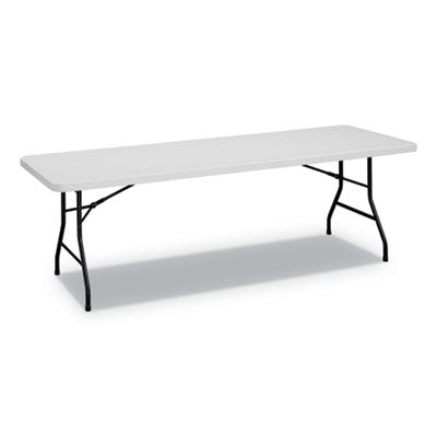 Rectangular Plastic Folding Table Gray, 96w x 30d x 29.25h Flipcost Flipcost