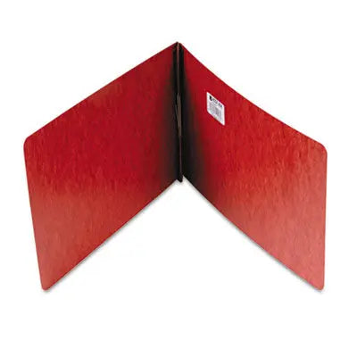 Pressboard Report Cover with Tyvek Reinforced Hinge, Two-Piece Prong Fastener, 2" Capacity, 8.5 x 14, Red/Red Flipcost Flipcost