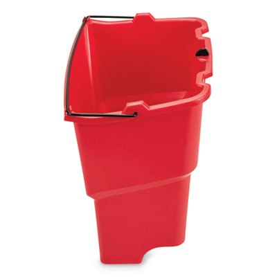 Rubbermaid Commercial WaveBrake 2.0 Dirty Water Bucket, 18 qt, Plastic, Red Flipcost Flipcost