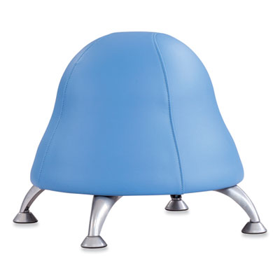 Runtz Baby Blue Vinyl Ball Chair, Backless, Supports Up to 250 lb, Silver Base Flipcost Flipcost