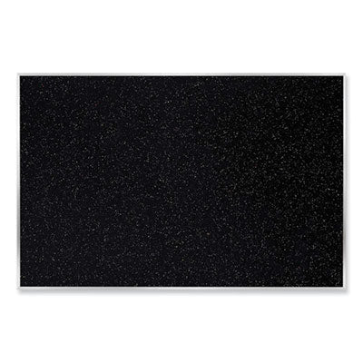 Satin Aluminum-Frame Recycled Rubber Bulletin Boards, 60.5 x 36.5, Confetti Surface Flipcost Flipcost