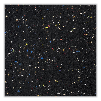 Satin Aluminum-Frame Recycled Rubber Bulletin Boards, 60.5 x 36.5, Confetti Surface Flipcost Flipcost