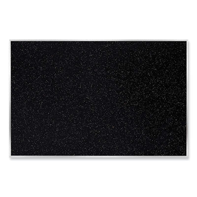 Satin Aluminum-Frame Recycled Rubber Bulletin Boards, 72.5 x 48.5, Confetti Surface Flipcost Flipcost