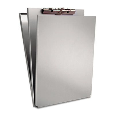 Saunders A-Holder Aluminum Form Holder, 0.5" Clip Capacity, Holds 8.5 x 11 Sheets, Silver Flipcost Flipcost