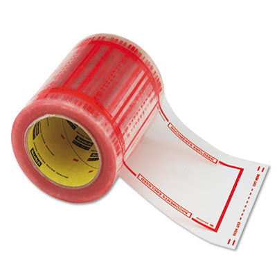 Scotch® Transparent pouch tape with adhesive, Orange Border Flipcost Flipcost