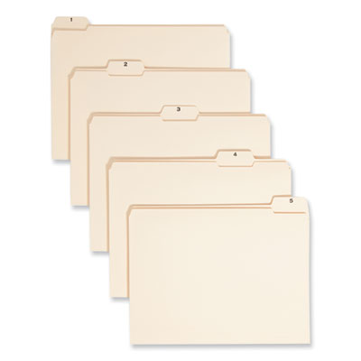 Smead™ Indexed File Folder Sets, 1/5-Cut Prelabeled Tabs: 1 to 31, Letter Size, 0.75" Expansion, Manila, 31/Set Flipcost Flipcost