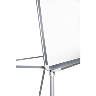 Silver Easy Clean Dry Erase Easel Quad-Pod Presentation Easel, 45" to 79" High, Silver Flipcost Flipcost