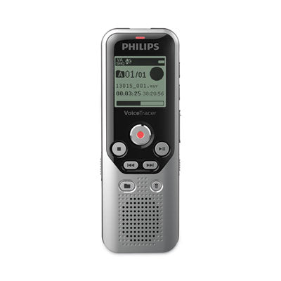 Philips Voice Tracer DVT1250 Audio Recorder, 8 GB, Black/Silver Flipcost Flipcost