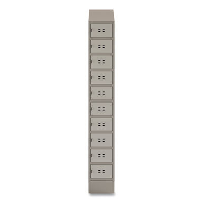 Single Continuous Metal Locker Base Addition, 11.7w x 16d x 5.75h, Tan Flipcost Flipcost