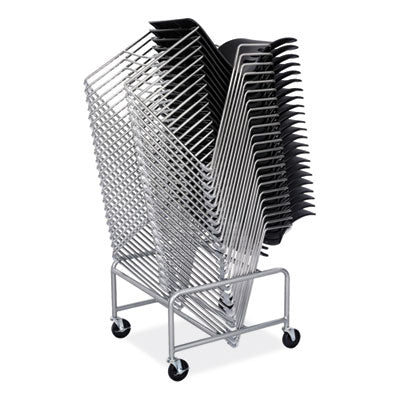 Sled Base Chair Cart Stack Sled Metal, 500 lb Capacity, 23.5" x 27.5" x 17", Silver Flipcost Flipcost