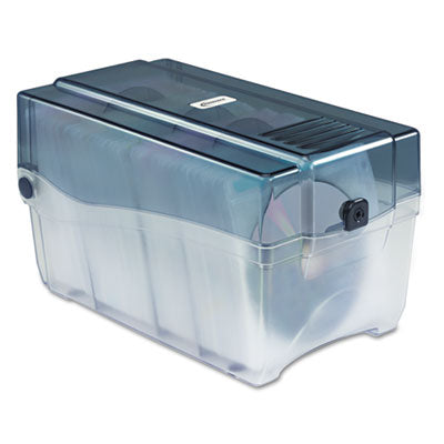 Innovera® CD/DVD Storage Case, Holds 150 Discs, Clear/Smoke Flipcost Flipcost