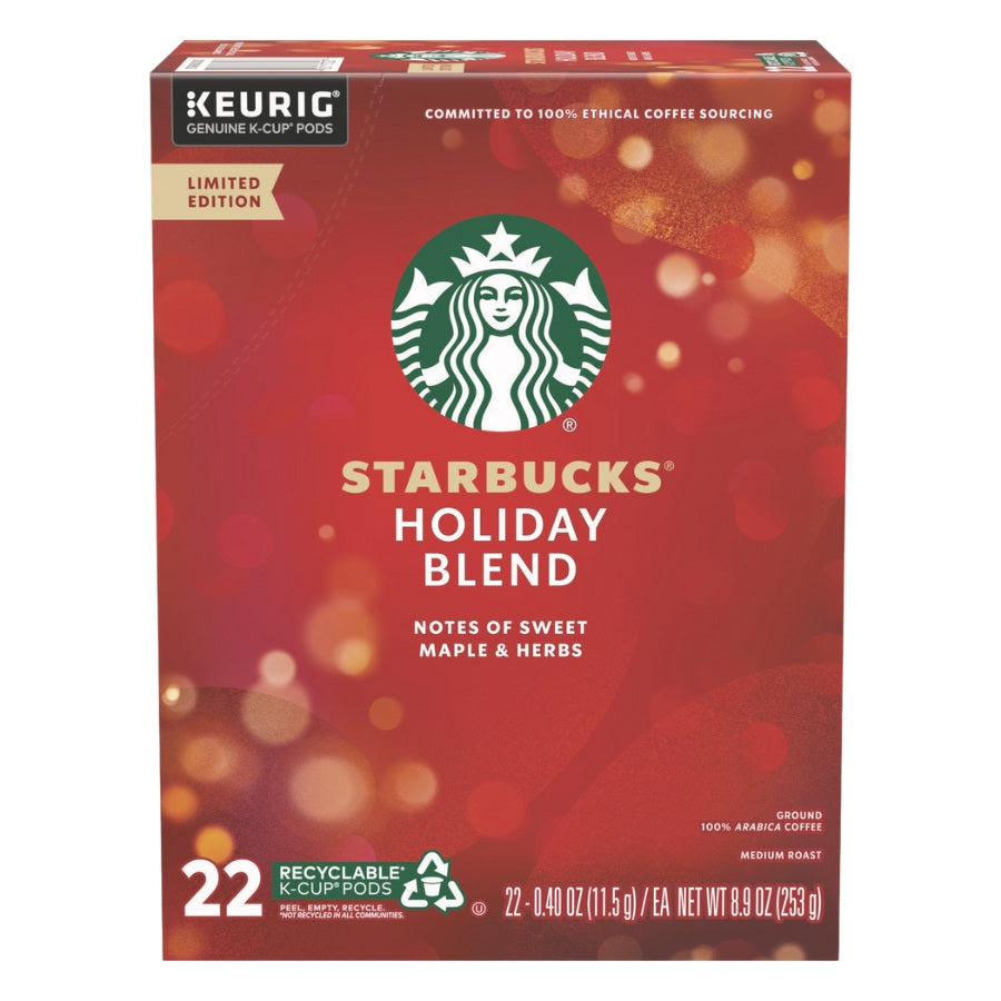 Starbucks® Holiday Blend K-Cup, 22/Box