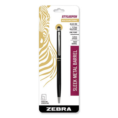 StylusPen Twist Ballpoint Pen/Stylus, Black Flipcost Flipcost