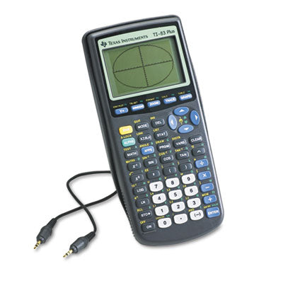 TI-83Plus Programmable Graphing Calculator Functions, 10-Digit LCD Flipcost Flipcost