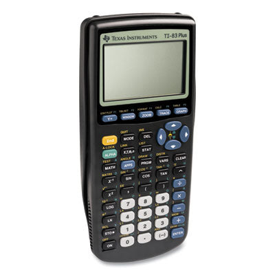 TI-83Plus Programmable Graphing Calculator Functions, 10-Digit LCD Flipcost Flipcost