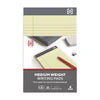 TRU RED™ Notepads, Narrow Rule, 50 Canary Yellow 5 x 8 Sheets, 6/Pack