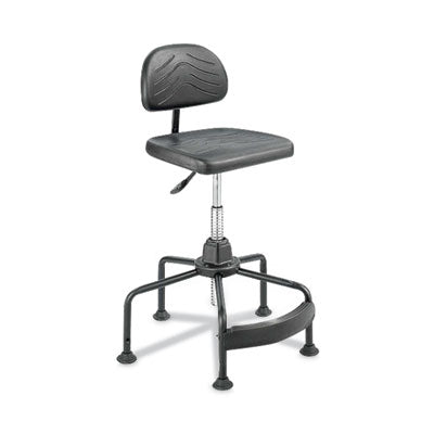 Task Master Economy Adjustable Industrial Chair, Supports Up to 250 lb, 17" to 35" Seat Height, Black Flipcost Flipcost