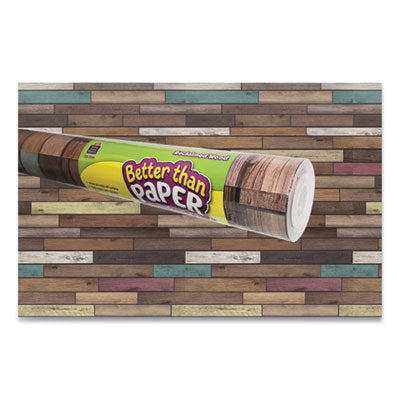 Teacher Created Resources Better Than Paper Bulletin Board Roll, 4 ft x 12 ft, Reclaimed Wood Flipcost Flipcost