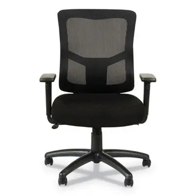 ALERA Alera Elusion II Series Mesh Mid-Back Swivel/Tilt Chair, Adjustable Arms, Supports 275lb, 17.51" to 21.06" Seat Height, Black Flipcost Flipcost