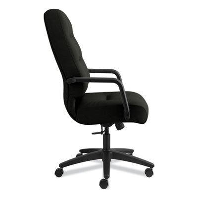 Pillow-Soft 2090 Series Executive High-Back Swivel/Tilt Chair, Supports Up to 300 lb, 16.75" to 21.25" Seat Height, Black Flipcost Flipcost