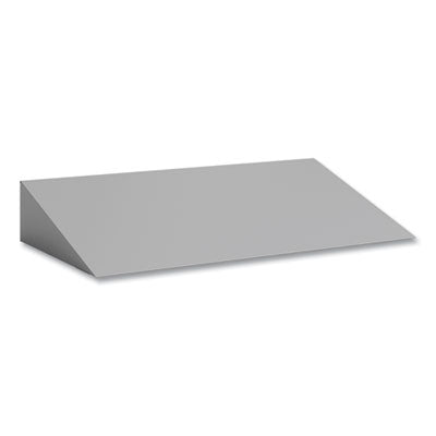 Triple Sloped Metal Locker Hood Addition, 36w x 18d x 6h, Gray Flipcost Flipcost