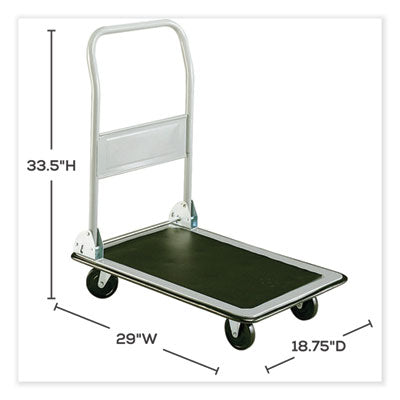 Tuff Truck Platform Truck, 400 lb Capacity, 29 x 18.75, Gray Flipcost Flipcost