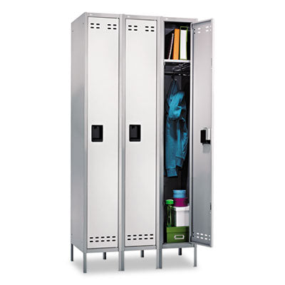 Two-Tone Gray Steel Locker, 36w x 18d x 78h Flipcost Flipcost