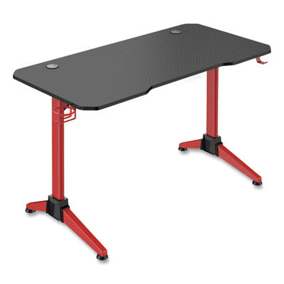 Ultimate Computer Gaming Desk Black Red, 47.2" x 23.6" x 29.5" Flipcost Flipcost