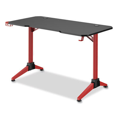 Ultimate Computer Gaming Desk Black Red, 47.2" x 23.6" x 29.5" Flipcost Flipcost