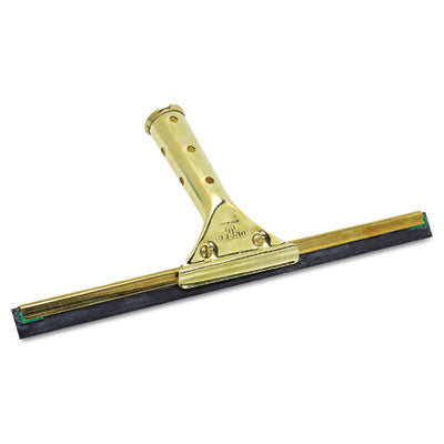 Unger® Golden Clip Brass Squeegees, 12" Wide Blade, 4.5" Handle Flipcost Flipcost