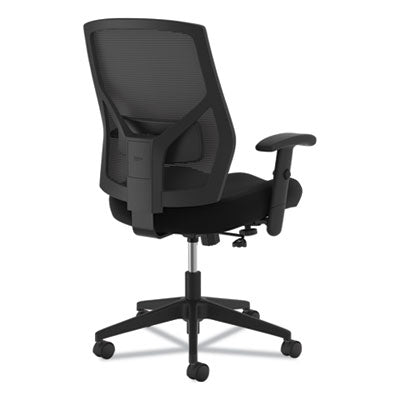 VL581 High-Back Task Chair, Supports Up to 250 lb, 18" to 22" Seat Height, Black Flipcost Flipcost