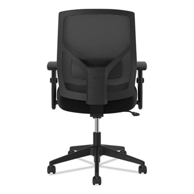 VL581 High-Back Task Chair, Supports Up to 250 lb, 18" to 22" Seat Height, Black Flipcost Flipcost