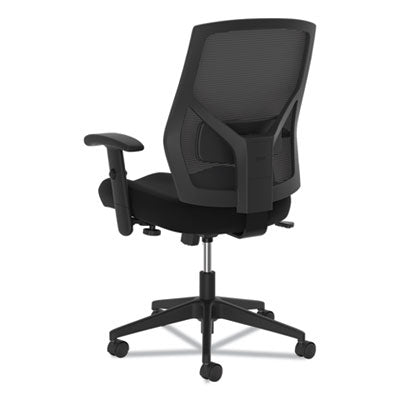 VL581 High-Back Task Chair, Supports Up to 250 lb, 18" to 22" Seat Height, Black Flipcost Flipcost