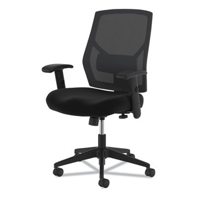 VL581 High-Back Task Chair, Supports Up to 250 lb, 18" to 22" Seat Height, Black Flipcost Flipcost