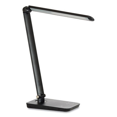 Vamp LED Wireless Charging Lamp, Multi-pivot Neck, 16.75" High, Black Flipcost Flipcost